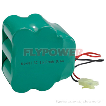 Ni-MH Battery, 9.6V Sc1500mAh High Power Rechargeable Battery Pack (8S of FH-Sc1500P)